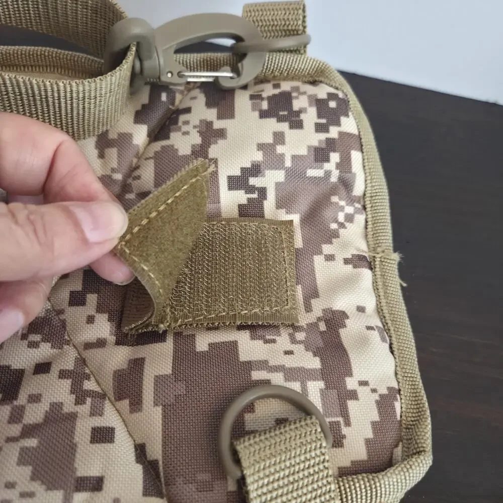 East West USA Tactical Shoulder Sling Trail Walker Utility Bag RTC517 Desert Cam